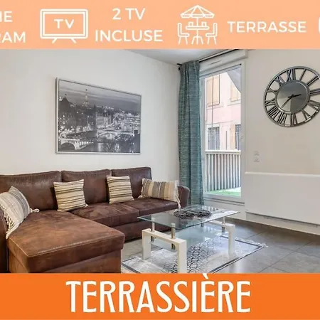 アパート Zenbnb / Terrassiere / Proche Tram / Hyper / Wifi /